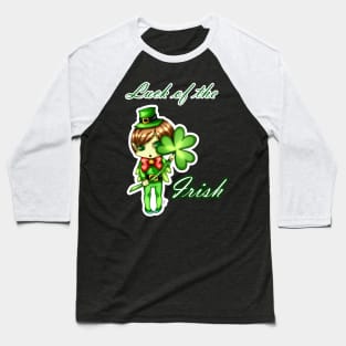 Leppy Luck of the Irish Baseball T-Shirt